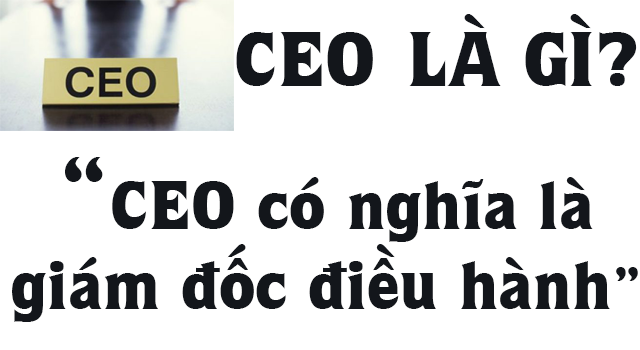 CEO là gì